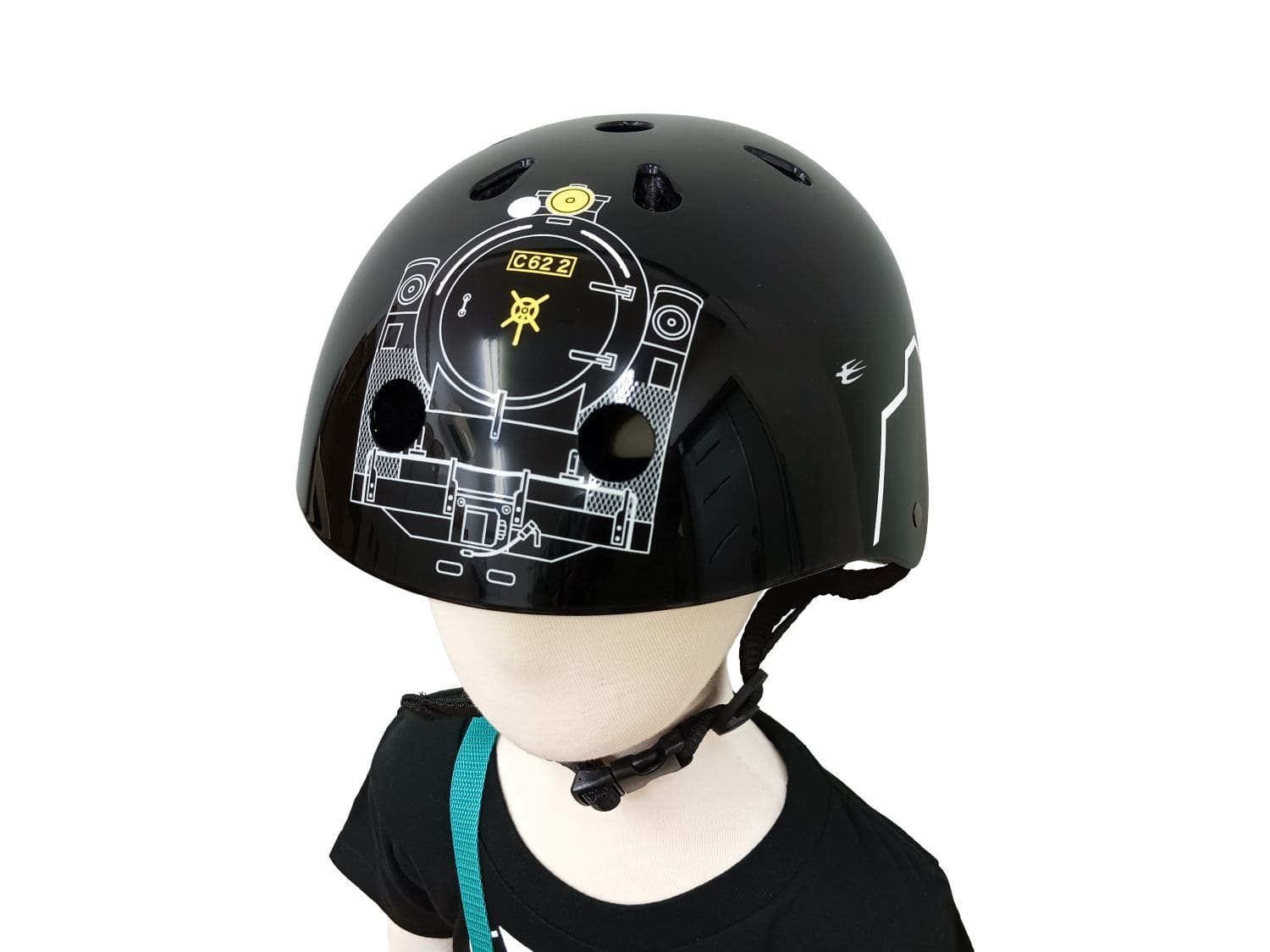 新幹線・鉄道キッズ　ヘルメット 蒸気機関車Ｃ62 2 対象年齢（目安）3～8歳
三輪車・自転車に