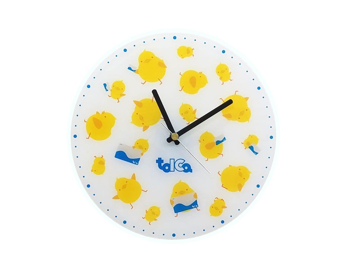 JR東海　TOICAのひよこ アクリルウォールクロック（壁掛け時計）ひよこ柄