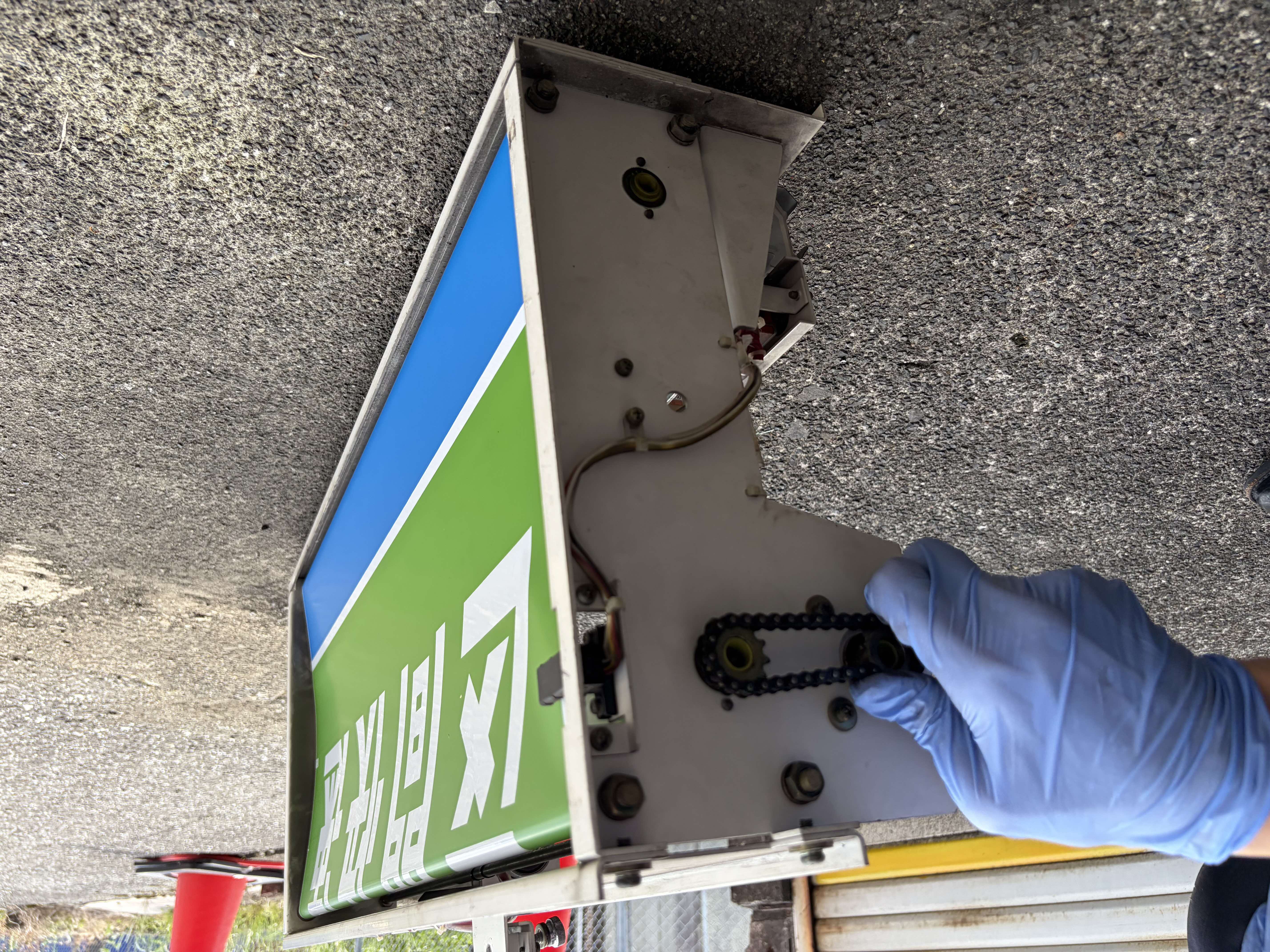 列車種別表示器幕（前部）（Mc車）
