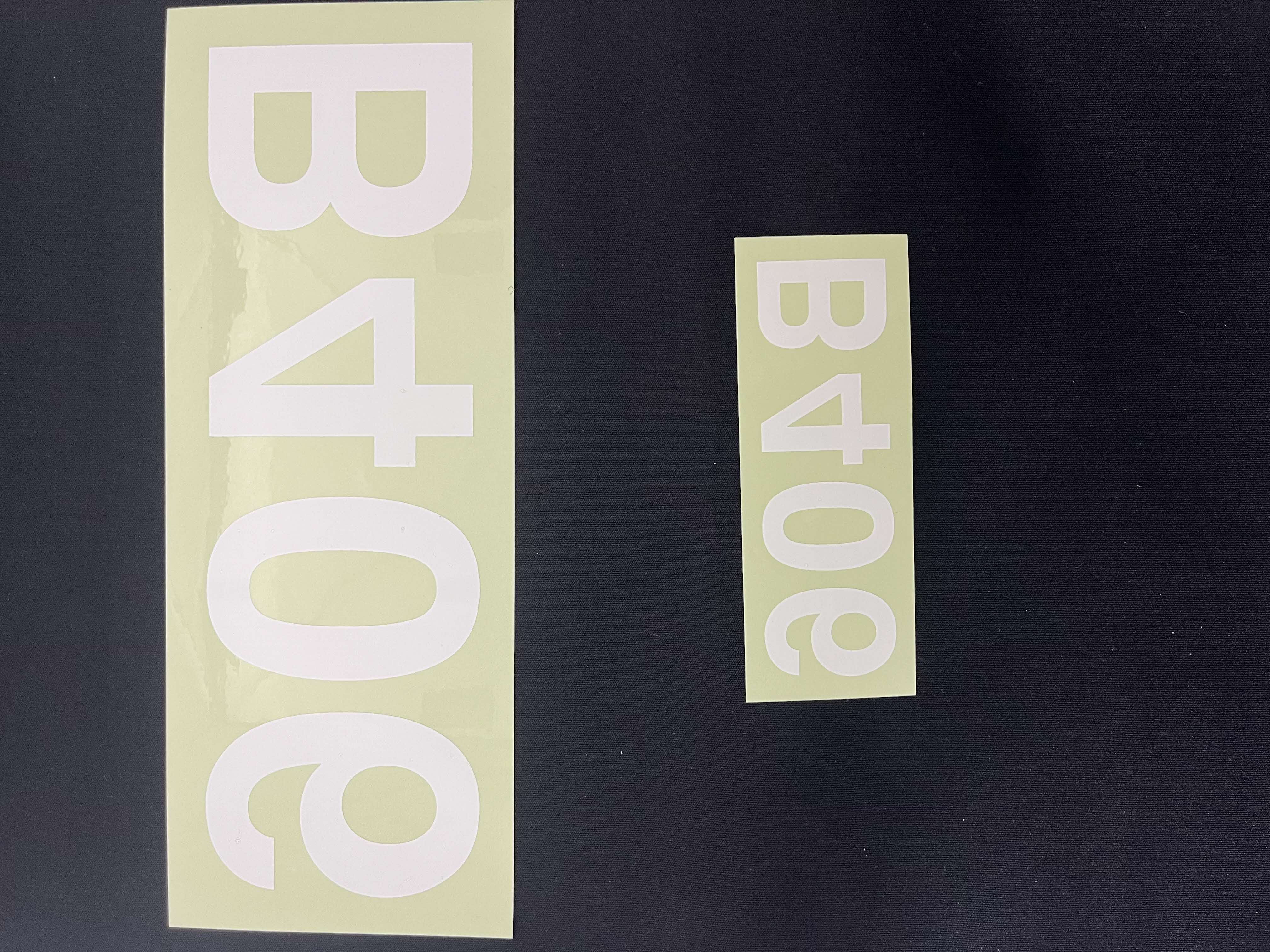 編成番号シール（B406）A(大小１枚ずつセット)