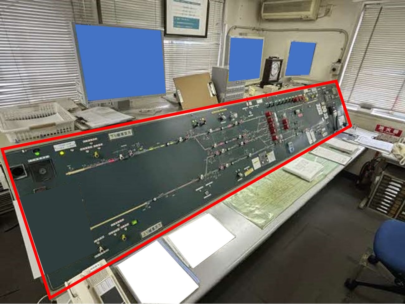 連動制御盤（名古屋駅）※不動品