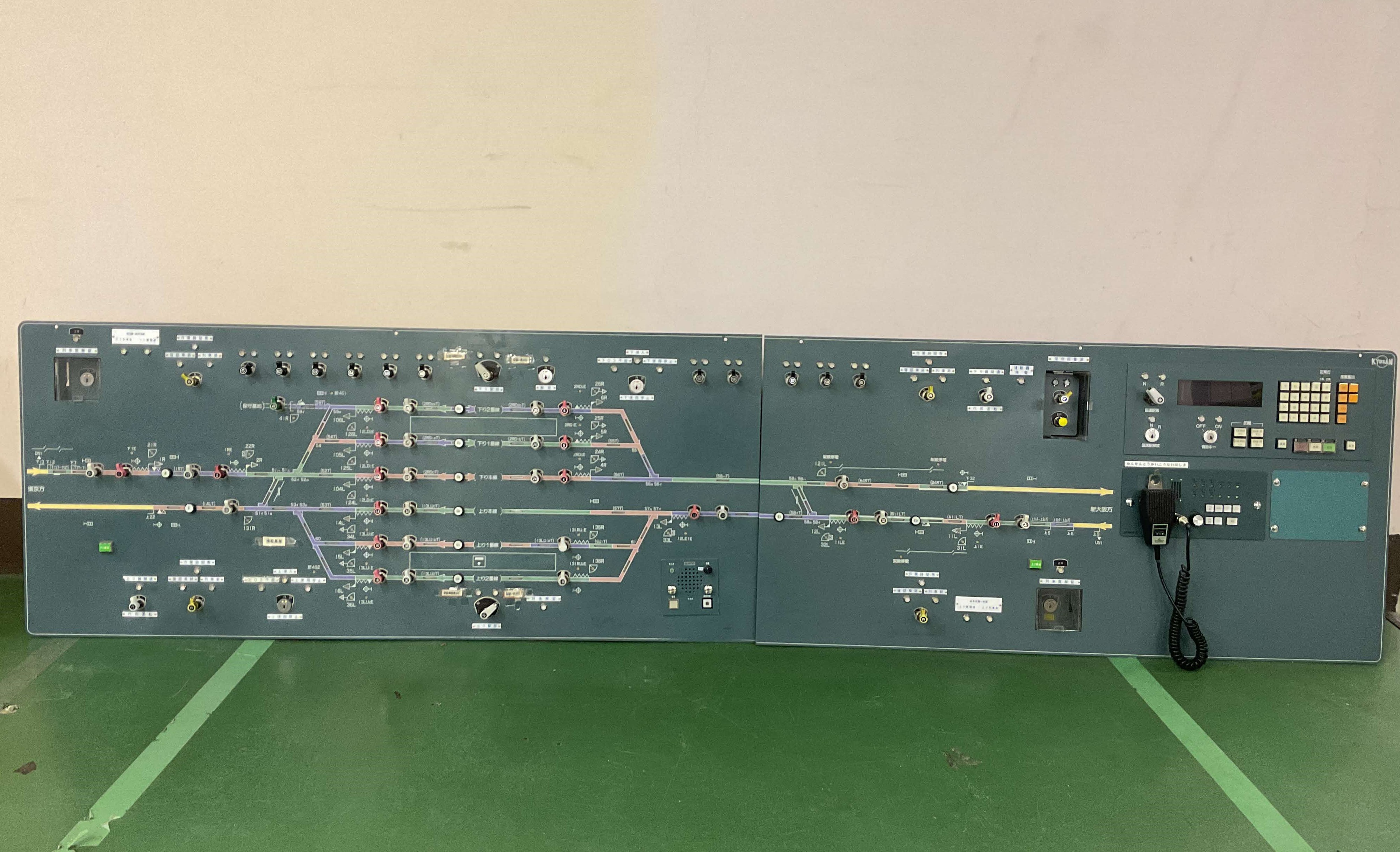 連動制御盤（岐阜羽島駅）※不動品