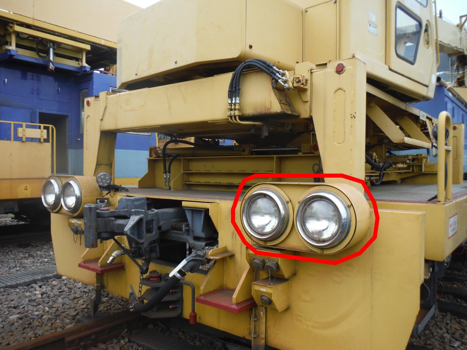 電力保守用車　前照灯　※不動品