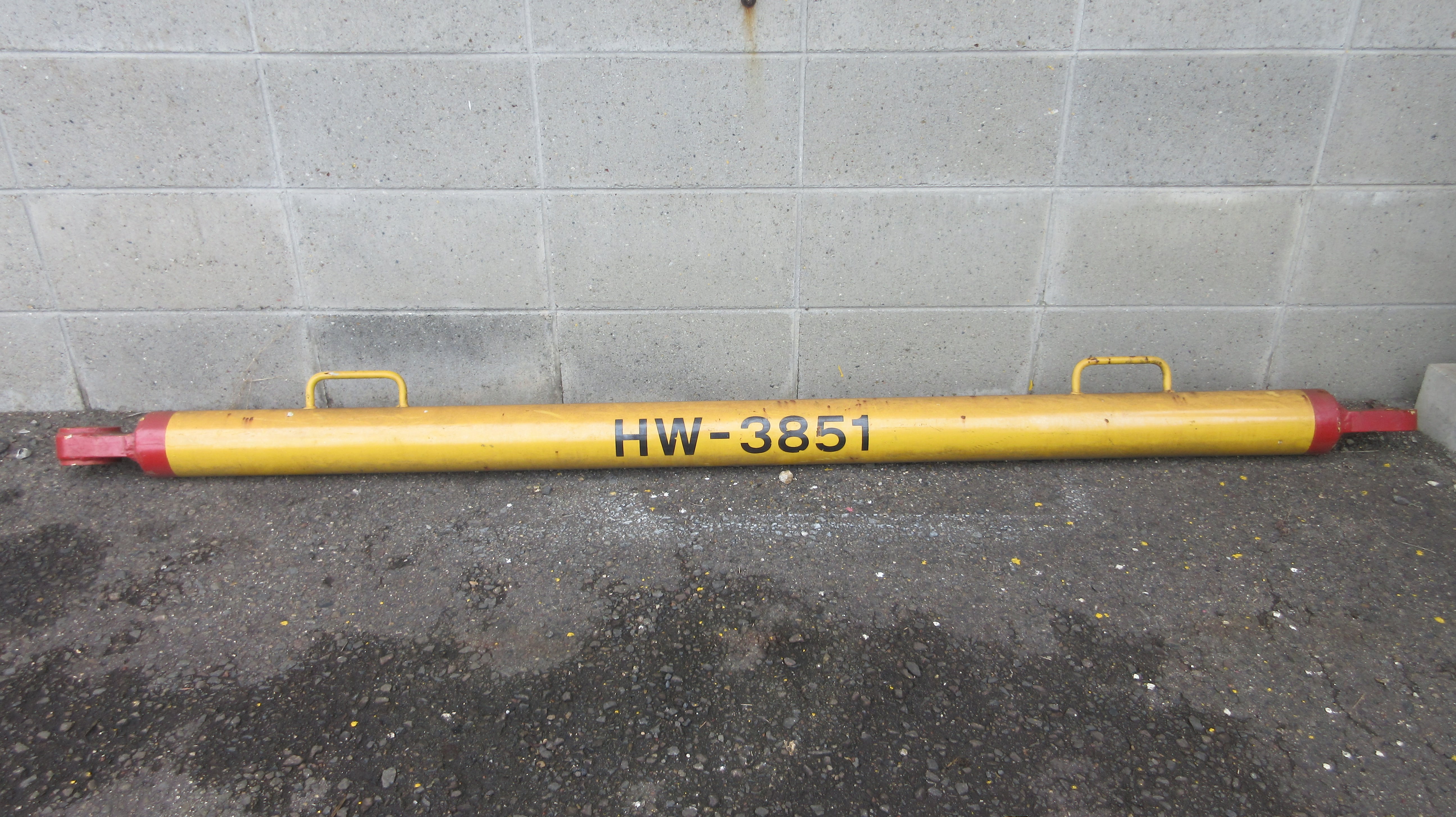 電力保守用車　牽引棒