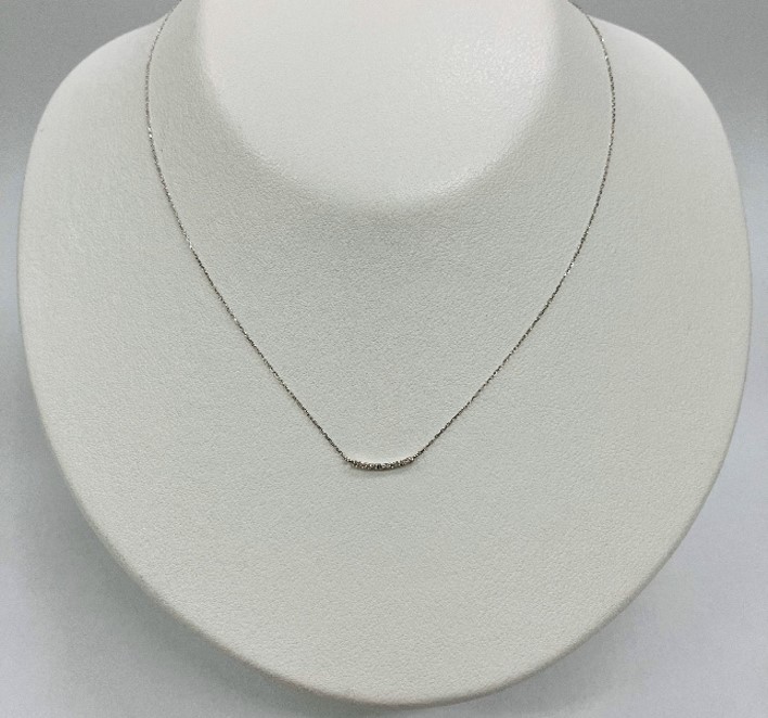 K10WGダイヤモンドネックレス・X297278231  66-9751・10003233