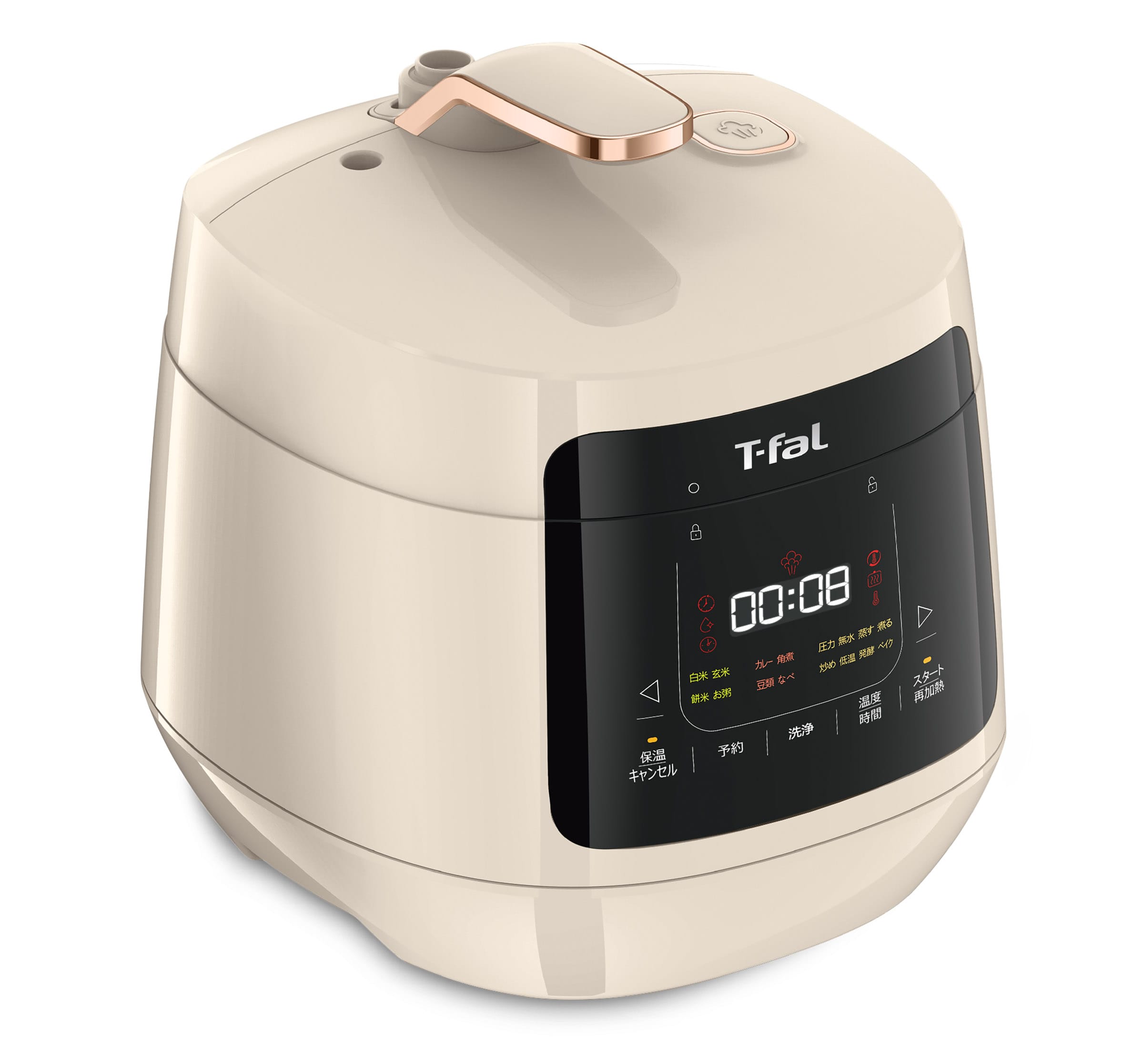 ティファール ラクラ・クッカー 電気圧力鍋 アイボリー　CY380AJ0