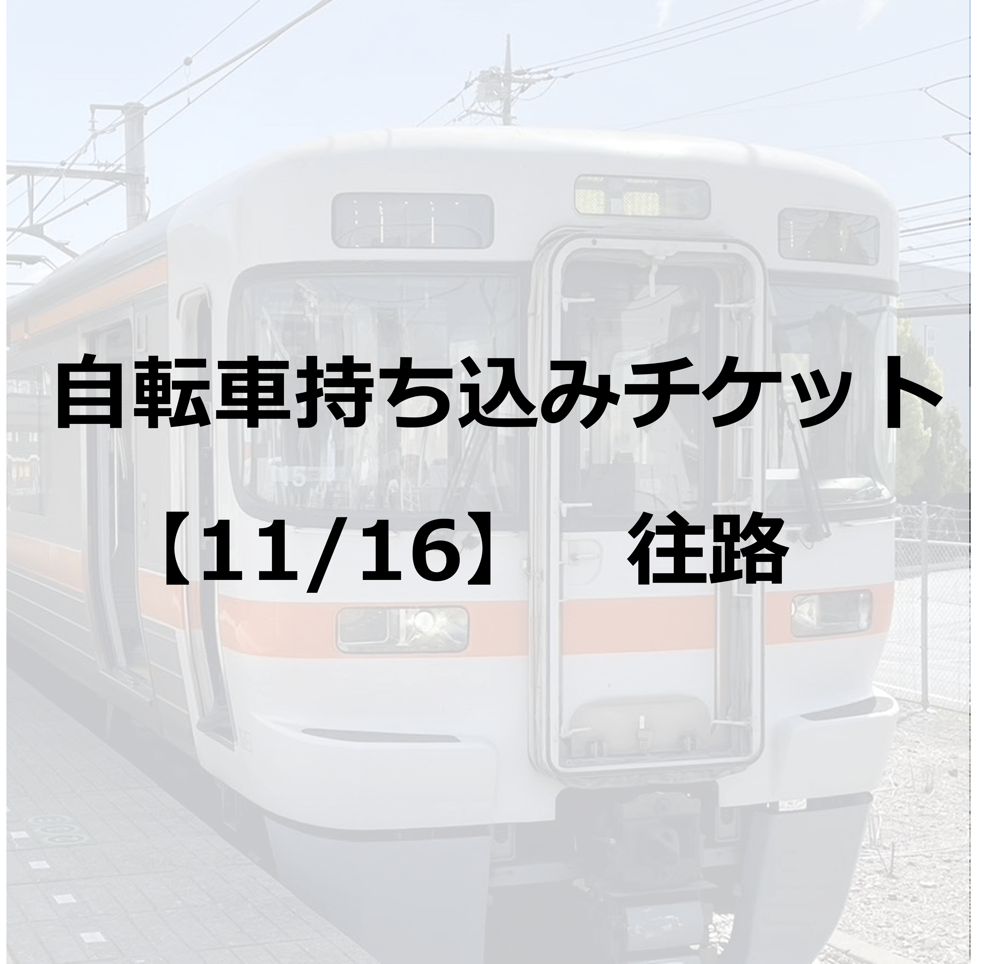 【みのクル】自転車持ち込みチケット≪静岡・富士⇒ 市川大門≫