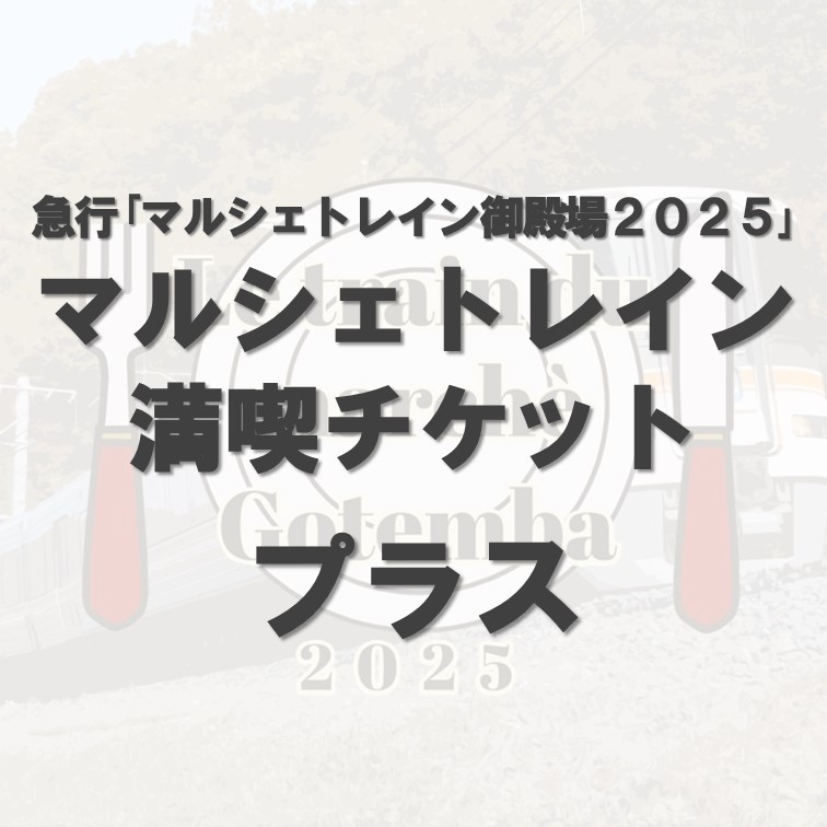 2025/11/30運行　急行「マルシェトレイン御殿場２０２５」マルシェトレイン満喫チケット〈プラス〉
