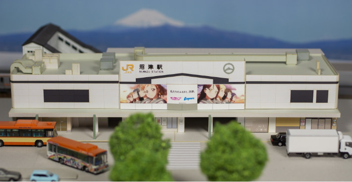 1/150スケールペーパーキット JR東海 沼津駅(ラブライブ!サンシャイン!! Ver.)