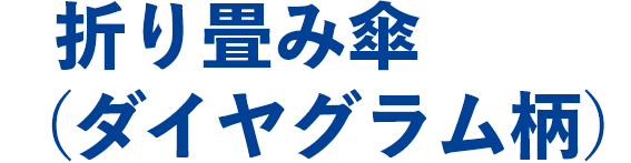 折り畳み傘(ダイヤグラム柄)